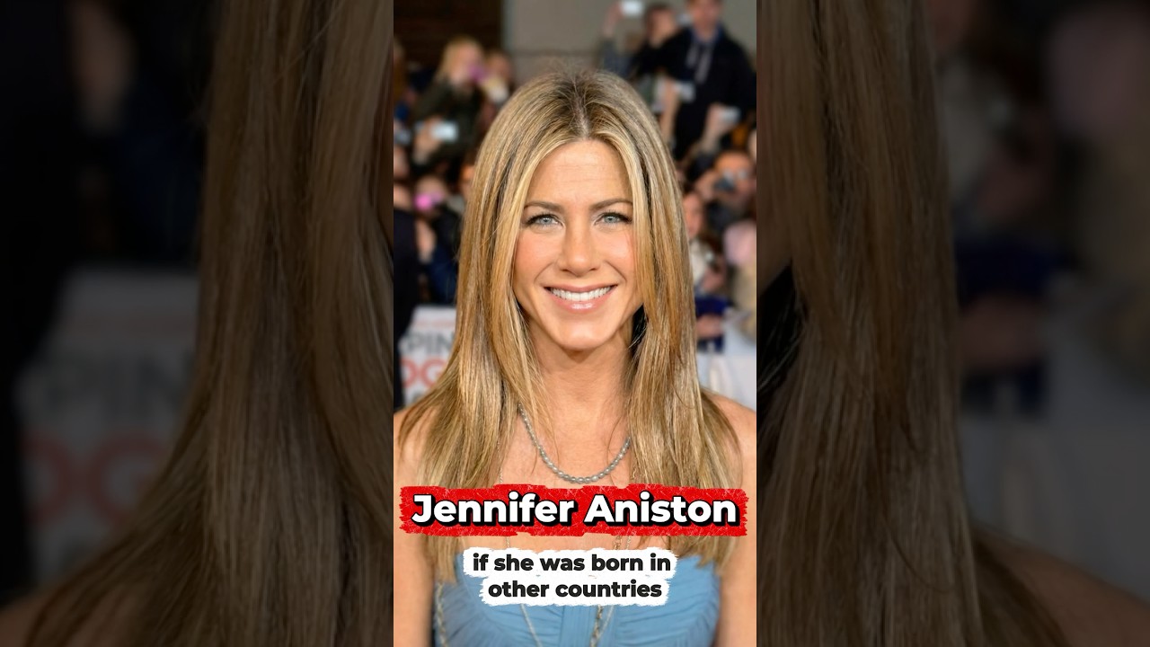 Jennifer Aniston Around the World 🌍✨ What If She Was Born in Different Countries?