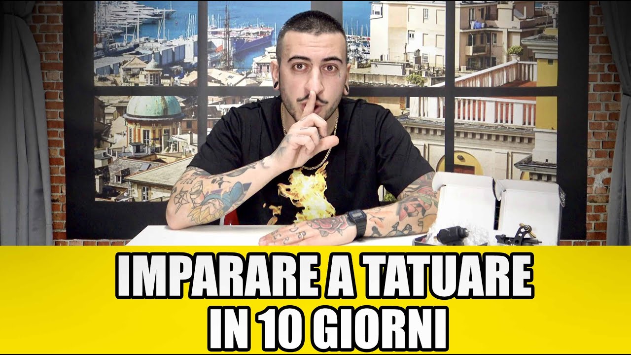 IMPARARE A TATUARE IN 10 GIORNI 🔥
