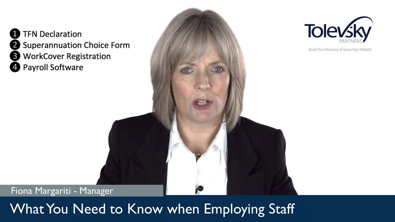 What You Need To Know when Employing Staff
