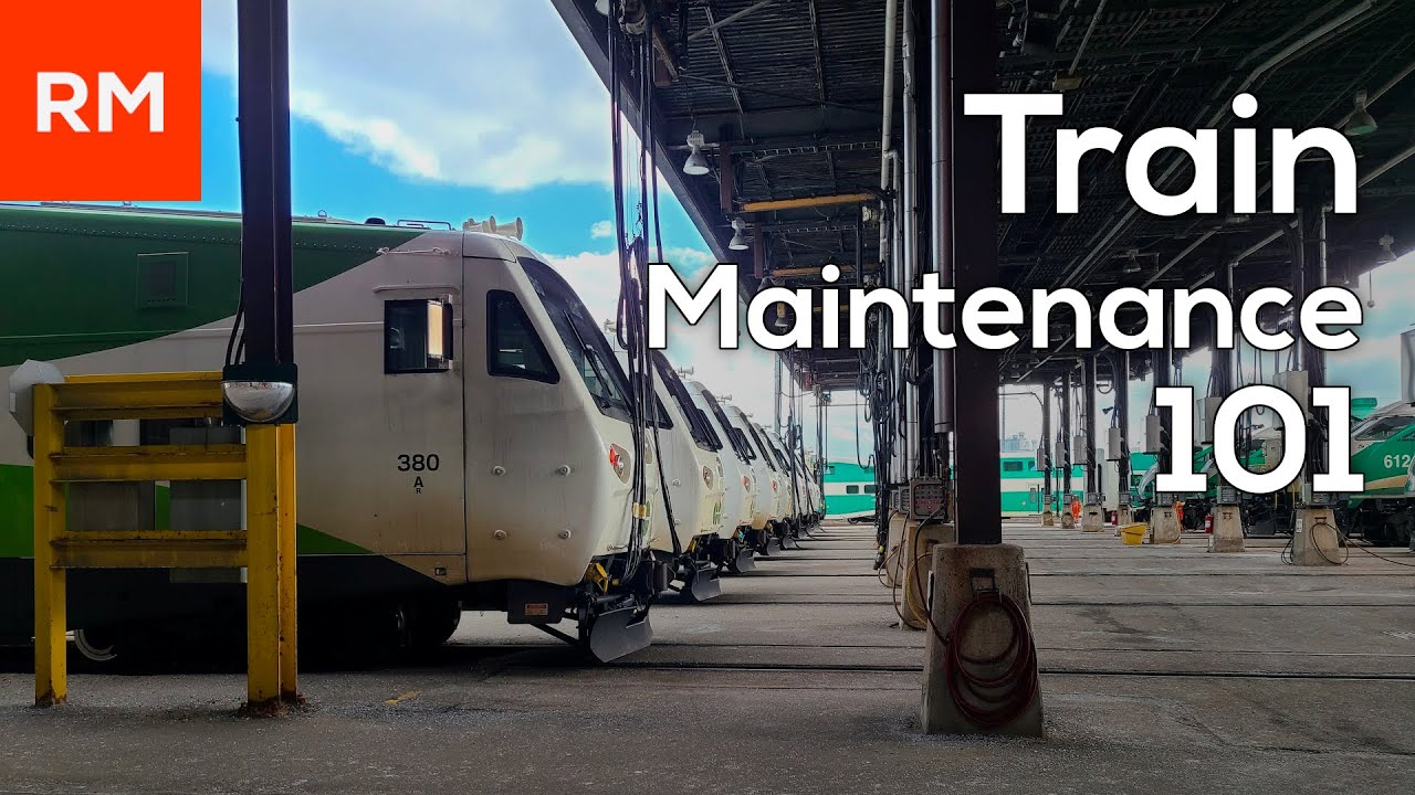 За кулисами станции технического обслуживания поездов! | GO Transit Willowbrook Yard