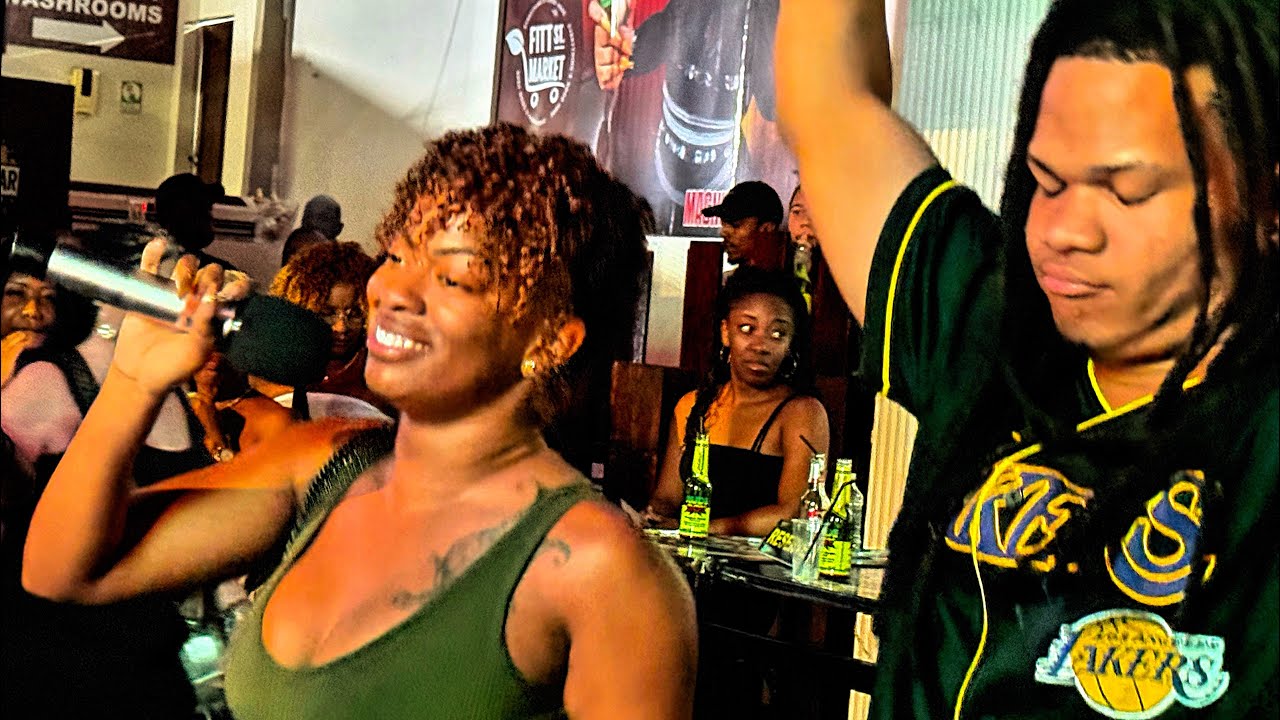 Karaoke Night at Fitt St Bar Woodbrook Trinidad