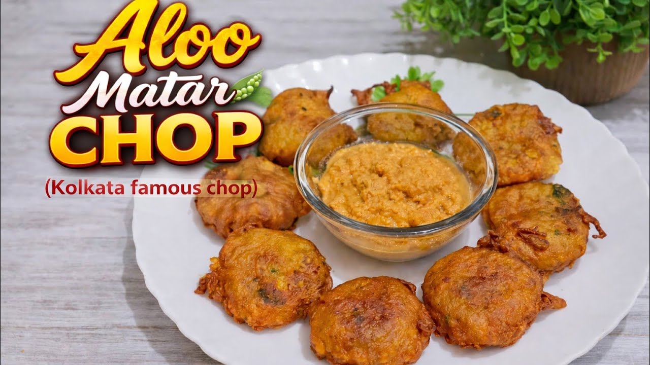 Kolkata famous Aloo Matar Chop crispy Street Style Recipe Ramzan,Special Iftari Snack 