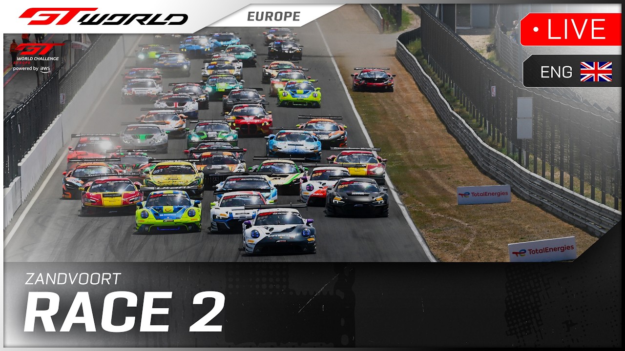 LIVE | Race 2 | Zandvoort | GT World Challenge powered by AWS 2026 (English)