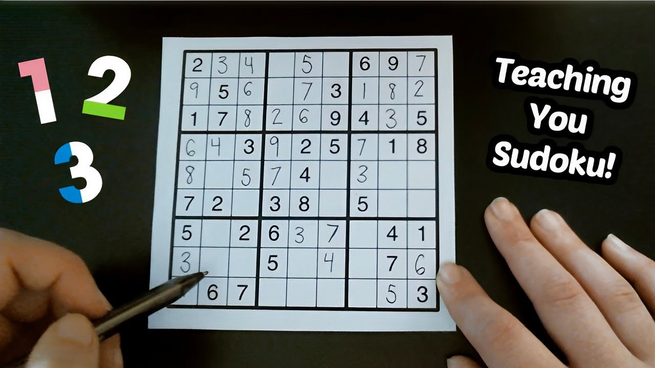 ASMR Teaching You Sudoku! | Let's Do Sudoku Together