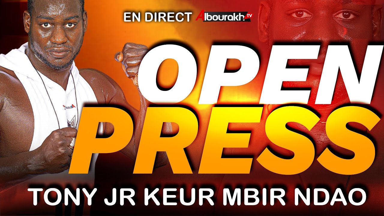 Direct Keur Mbir : Tony Jr et son open press pas comme les autres avec Djidiack Djilass...
