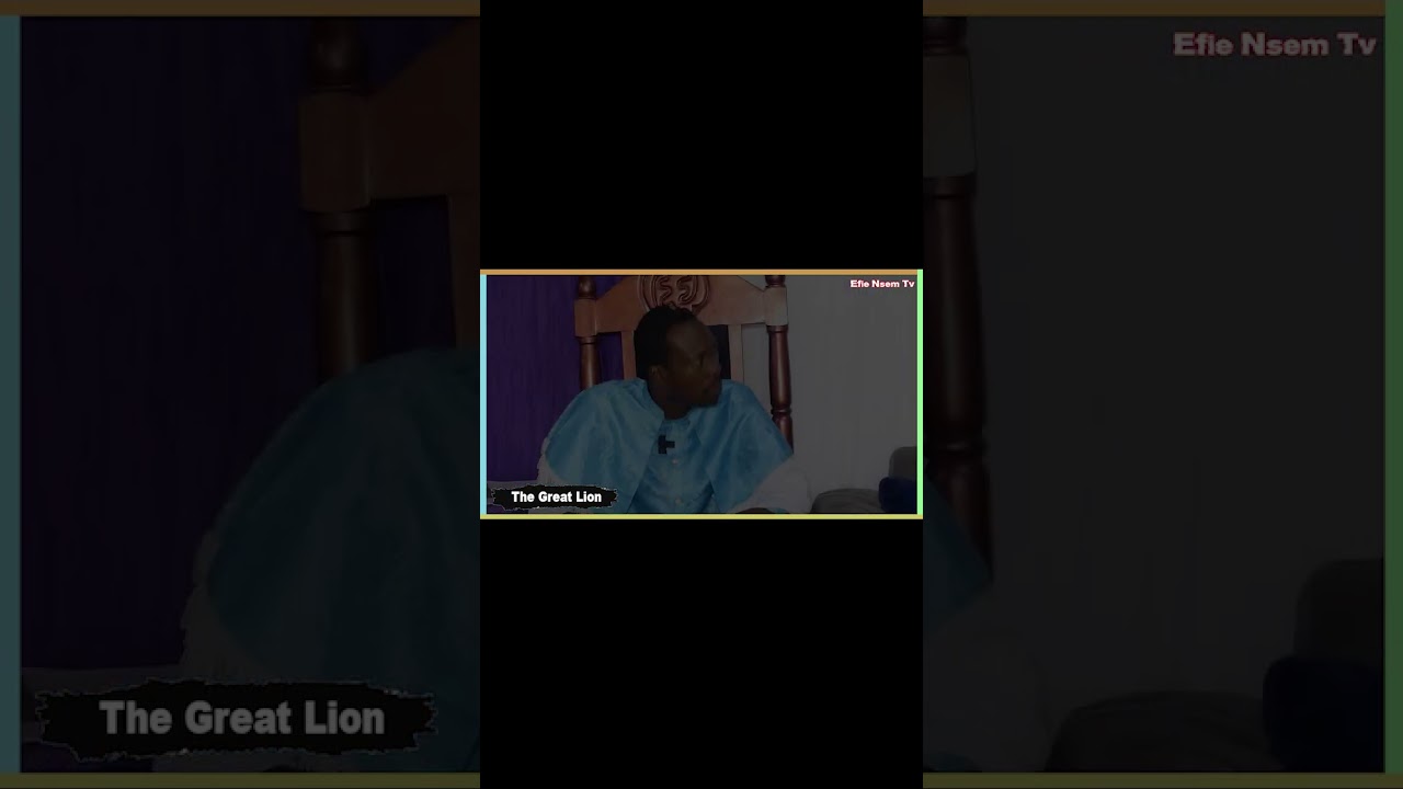 #WITCHES LANGUAGE AND COMMUNICATION #PROPHET LION #EFIENSEMTV
