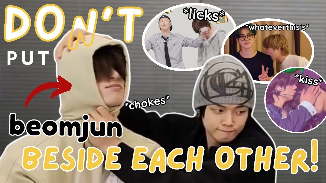 don't put yeonjun and beomgyu beside each other to avoid chaos
