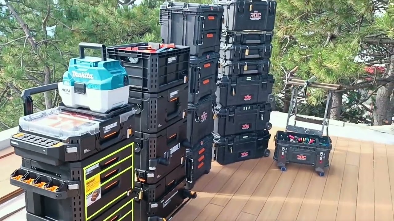 TOUGHBUILT STACK TECH VS KETER ROC PRO GEAR 2.0 