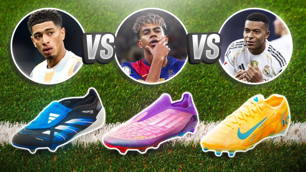 Bellingham vs Yamal vs Mbappé - Fußballschuh Battle