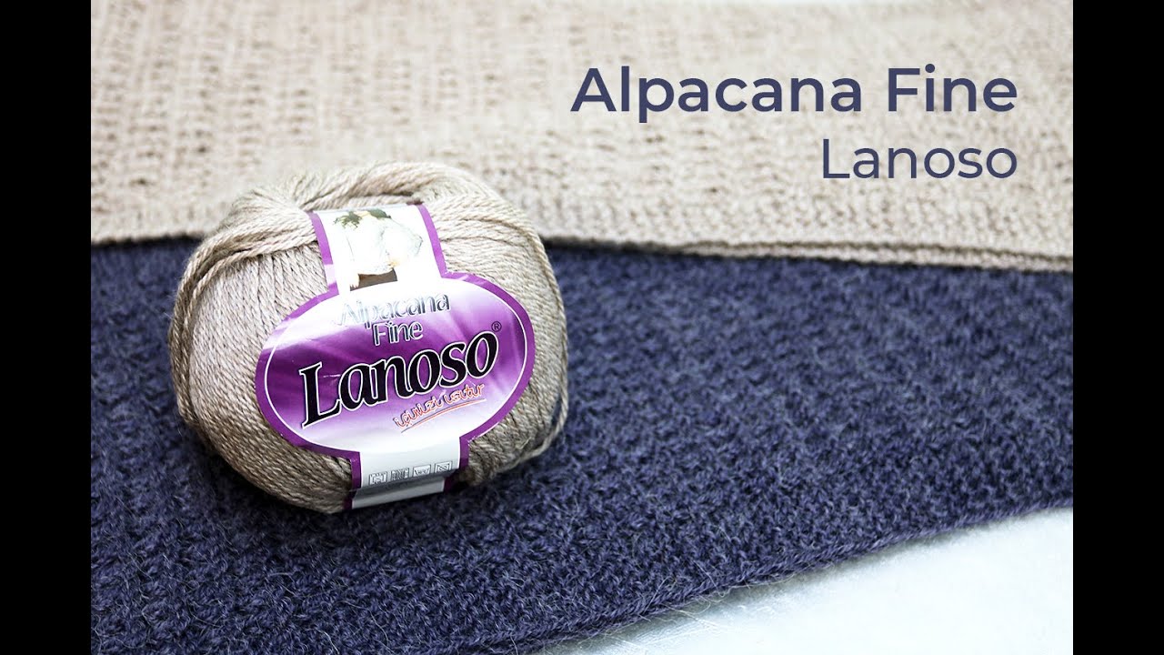 🦙Пряжа Альпака - Alpacana Fine Lanoso. Обзор пряжи.