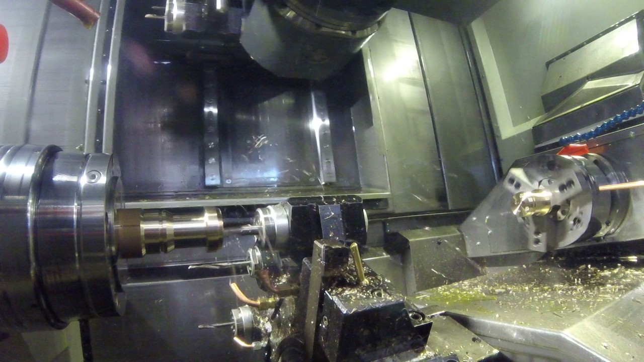 Machining on Nakamura NTJ-100 Lathe