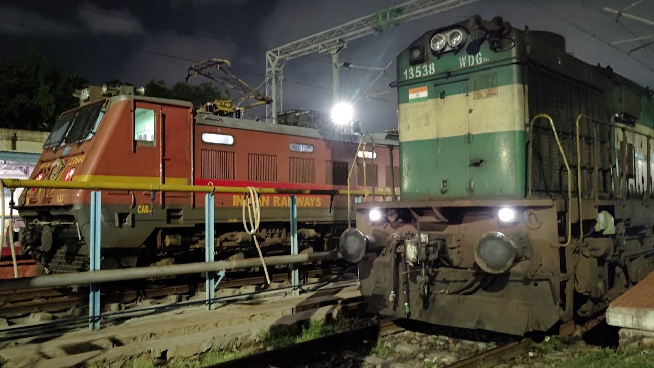Electric to Diesel Loco Change | Tiruchchirapalli Junction| Rameswaram Express