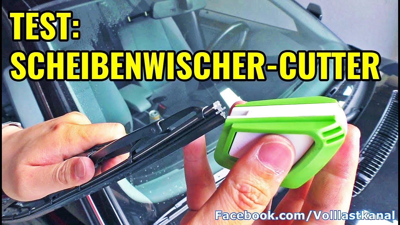 SCHMIERENDE SCHEIBENWISCHER WIEDERBELEBEN? Wischerblatt nachschneiden - Ecocut Pro Wiperblade Cutter