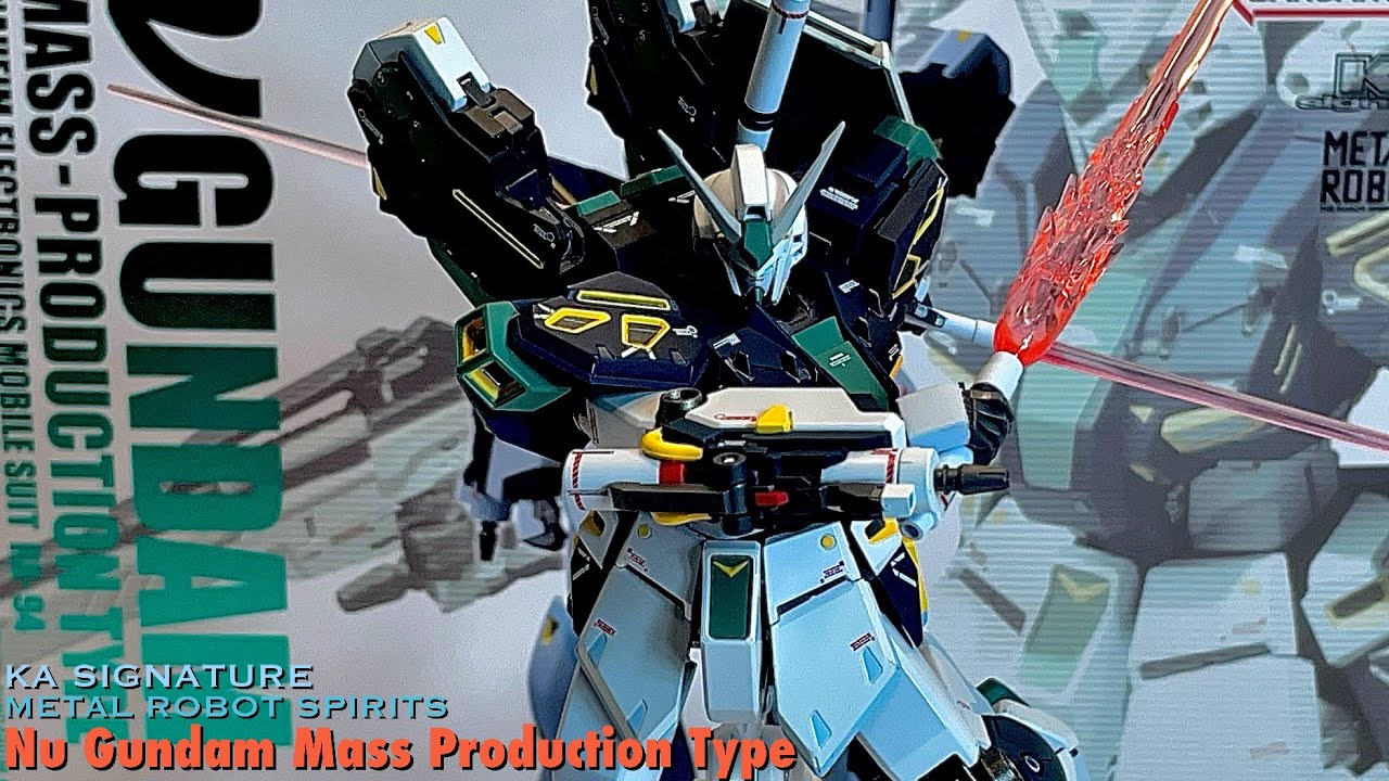 Metal Robot Spirits RX-94 Nu Gundam Mass-Production Type [KA Signature] Review