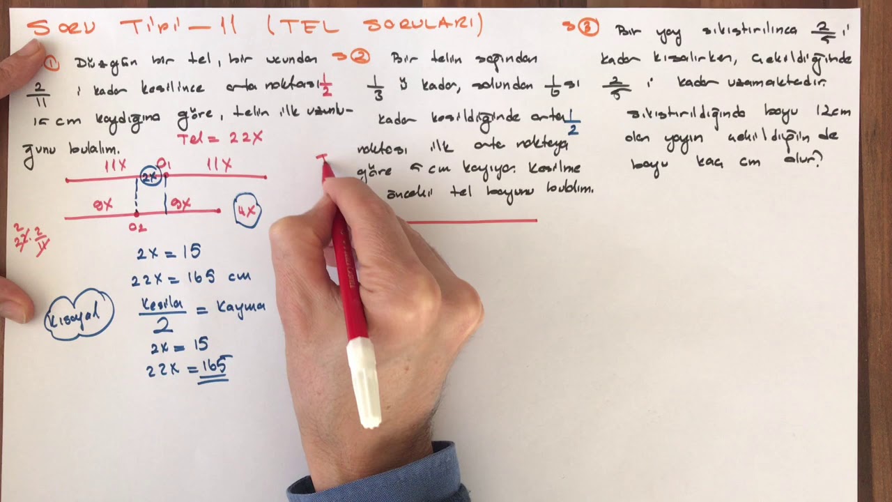 SORU TİPLERİ -11 (Tel soruları)