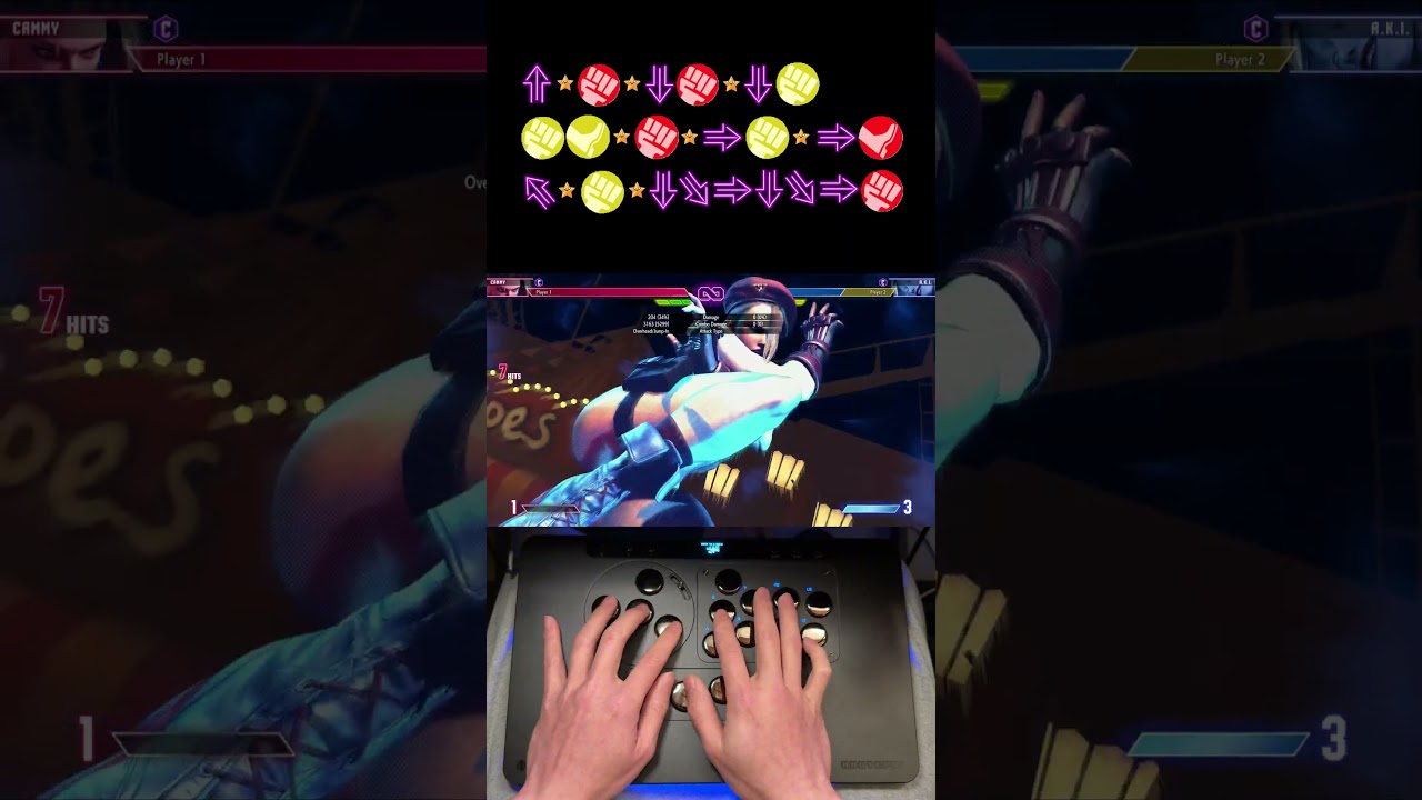 Street Fighter 6 - Cammy Combo 2   #streetfighter6  #sf6 #sf6combos