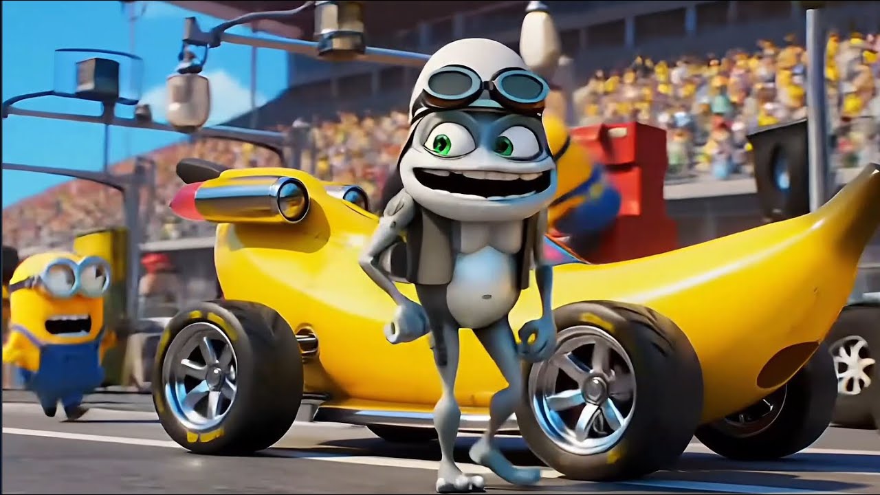 Crazy Frog vs. Minions: Who Stole the Banana Ice Cream? 😂🔥)