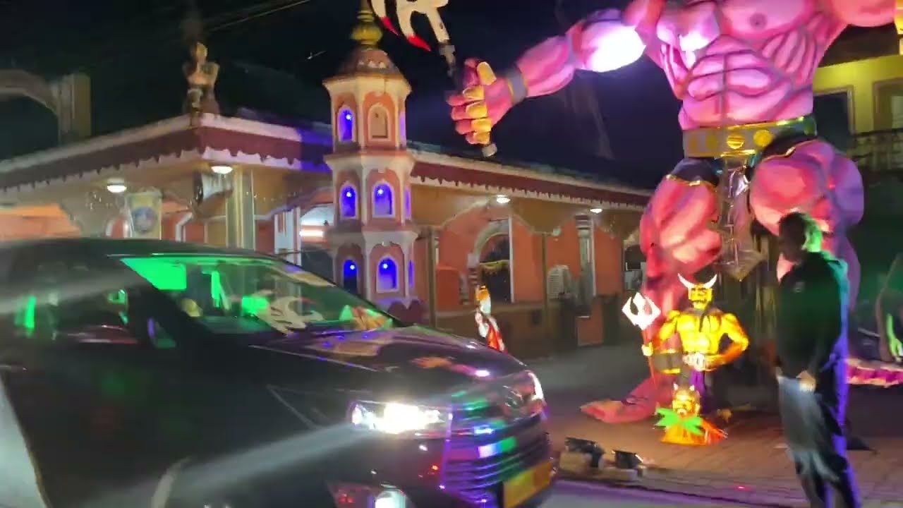 Narkasur night before Diwali in Goa 2022