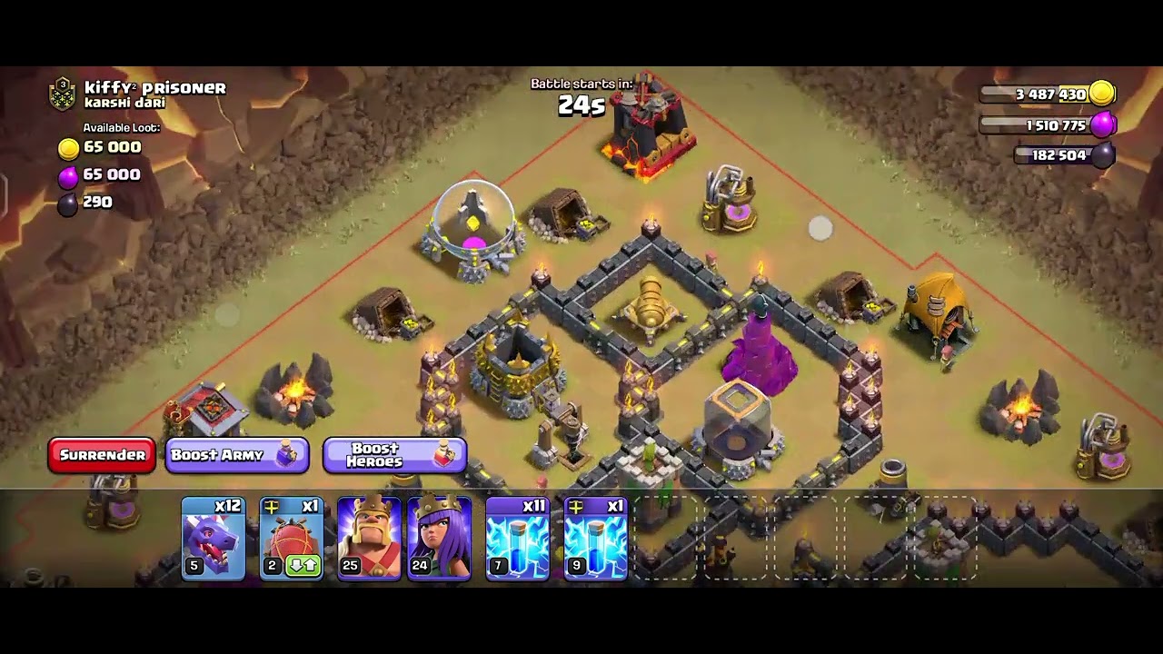 Playing my first clan war in my own clan
