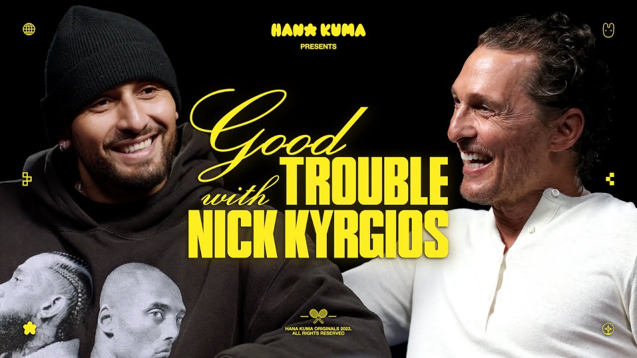 NICK KYRGIOS vs MATTHEW MCCONAUGHEY | Epic Tennis Match & Life Lessons at Arthur Ashe Stadium!