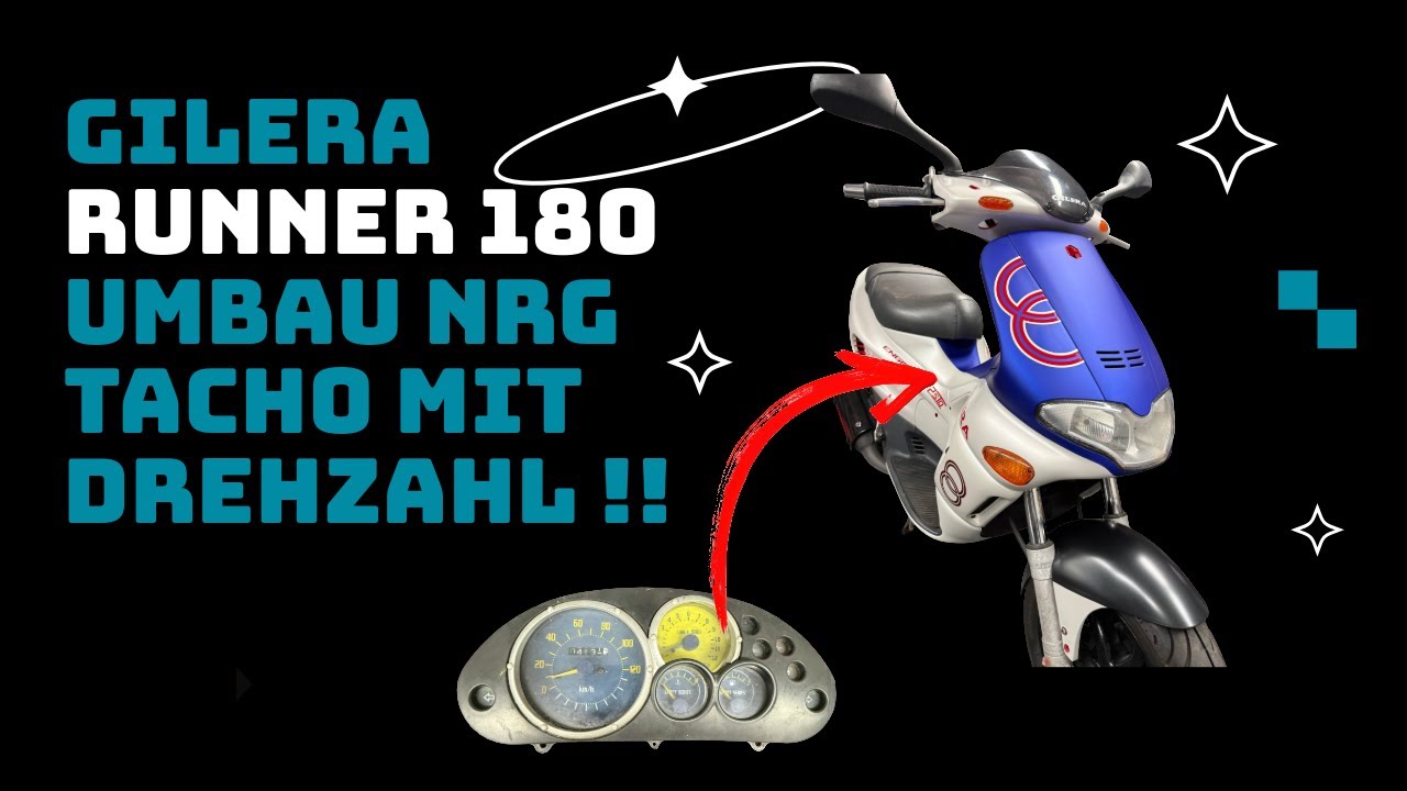 Gilera Runner 180 Tachoumbau  Einbauanleitung!! | Gilera  @Meisterharry