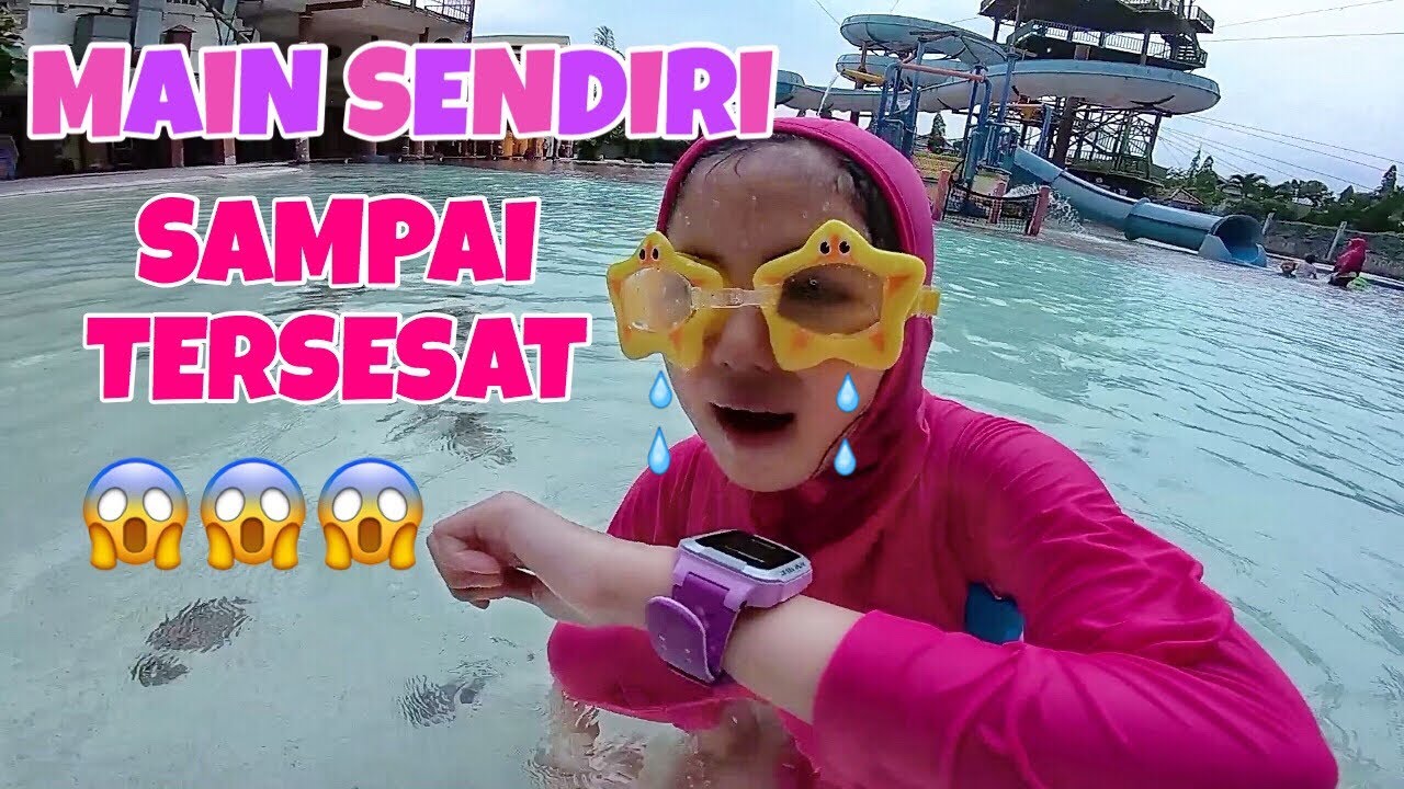 DRAMA MAIN AIR SAMPAI TERSESAT😱🤗 UNTUNG ADA IMOO WATCH PHONE FOR KIDS 😍 - NICOLE ANNABELLE