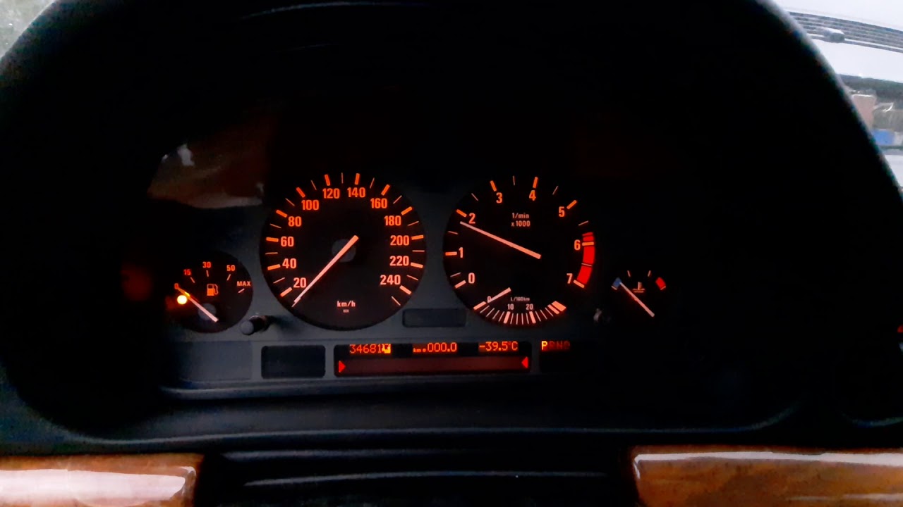 BMW E38 728i Starting and exhaust sound after 3 years of sitting