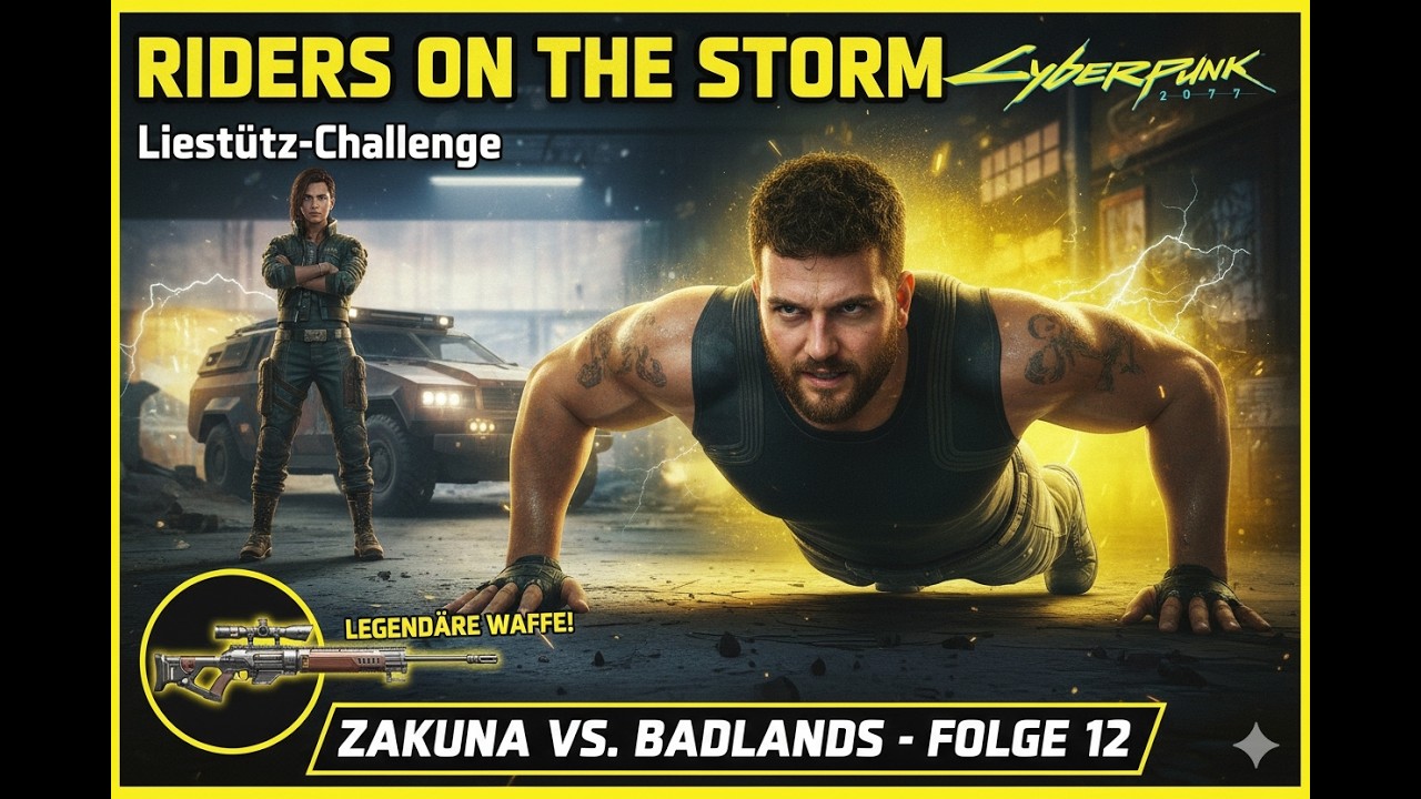 RIDERS ON THE STORM 🌩️ | Zakuna macht Liegestütze! | Cyberpunk 2077 Folge 12