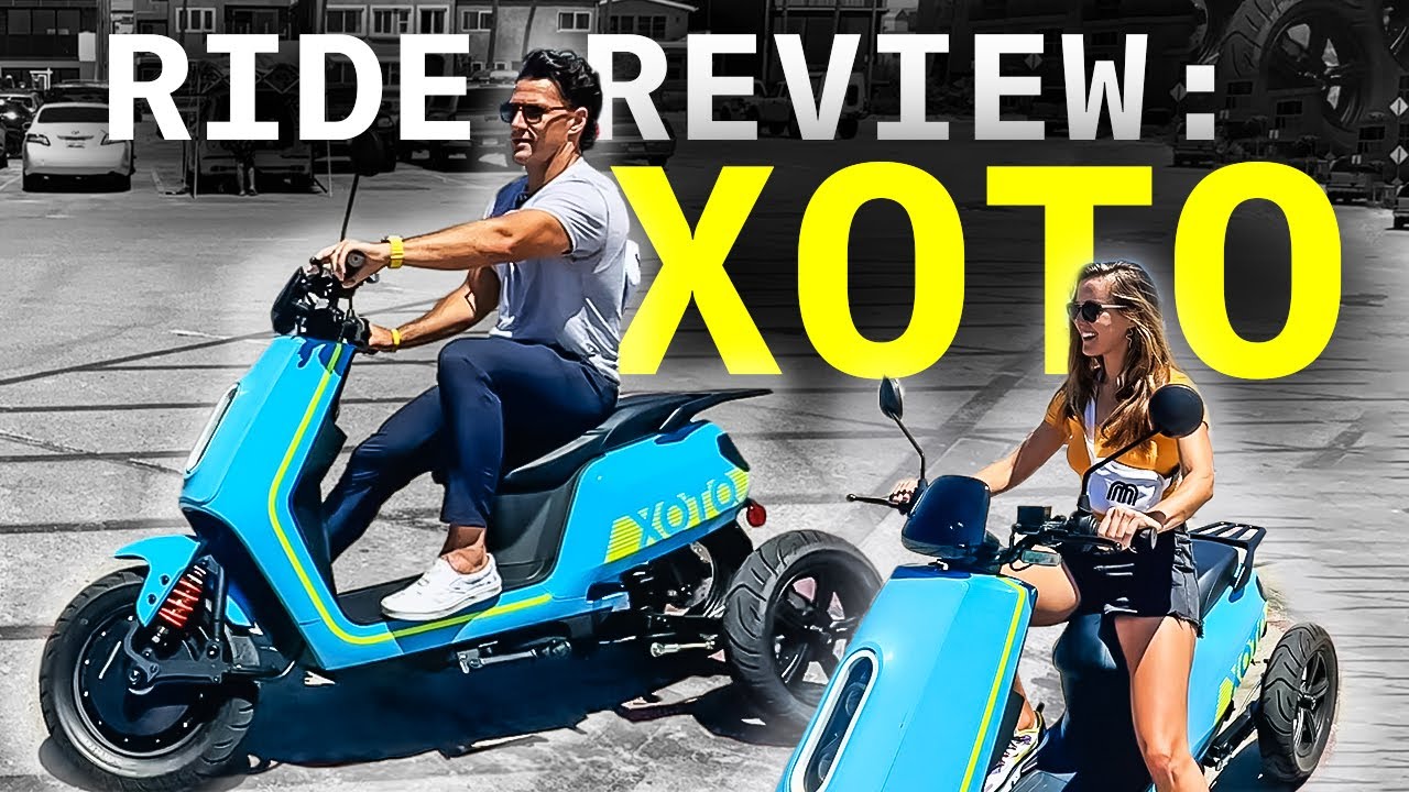 XOTO: The FIRST self-stabilizing 3 wheeled moto