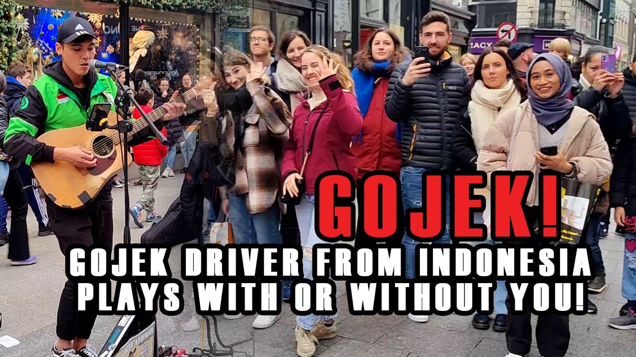 WEARING A GOJEK JACKET and BUSKing WITH OR WITHOUT YOU!