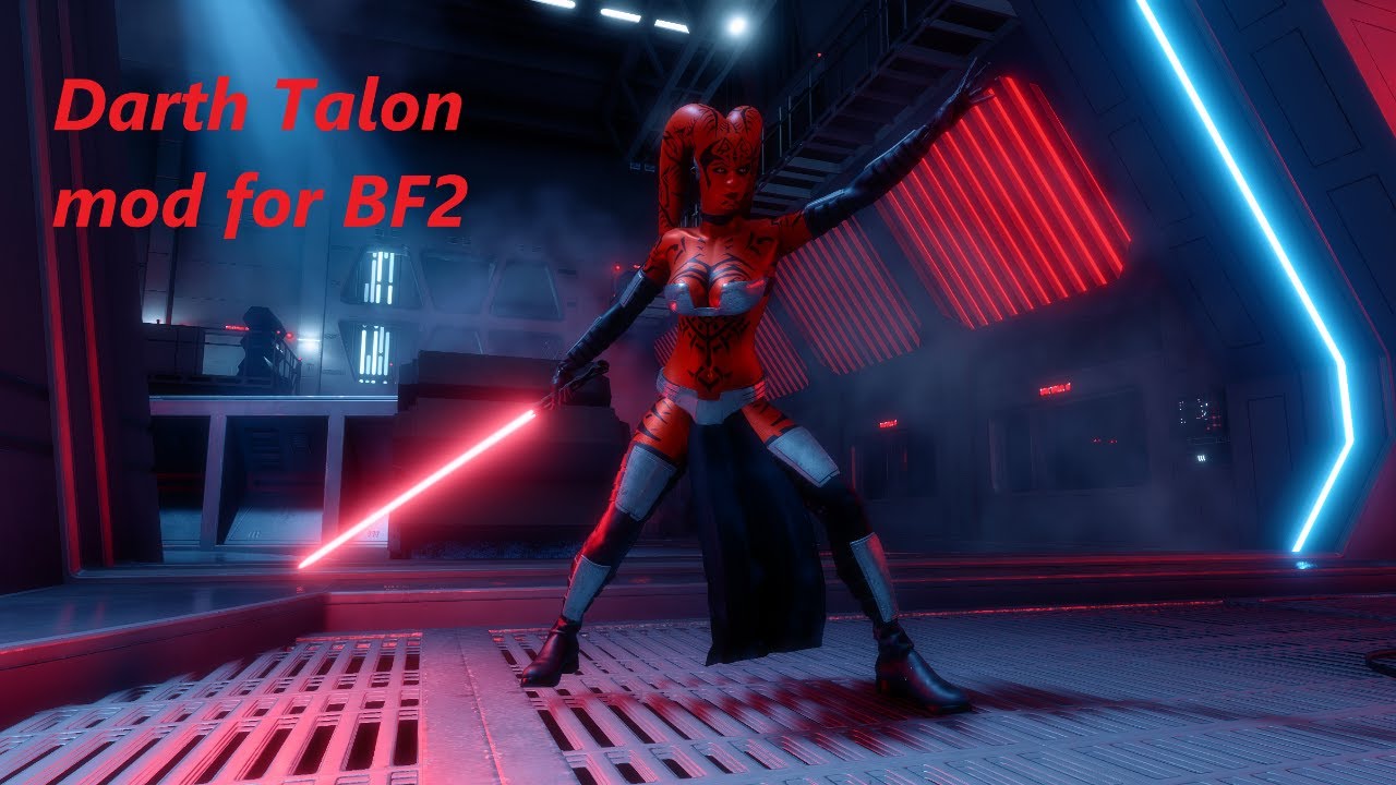 New detailed Darth Talon mod for Star Wars Battlefront II. (PC, modded).