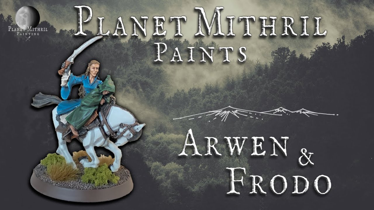 Arwen and Frodo - Lord of the Rings MESBG Painting Tutorial