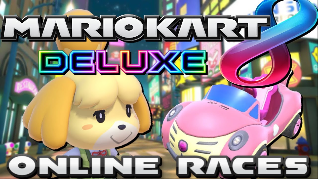 Mario Kart 8 Deluxe | Онлайн-гонки #1 с Изабель - Видео игрового процесса с плюшевой игрушкой Шир...