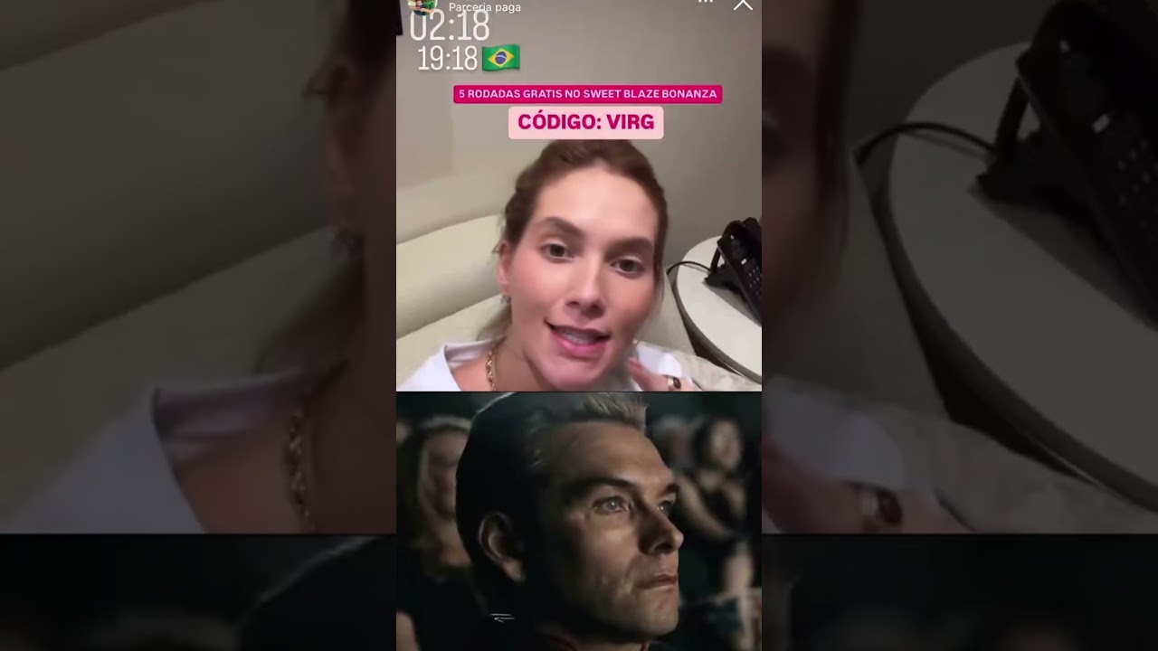 Virginia fazendo propaganda para Blaze e homelander. #virginia #blaze #aposta #memesbrasil #memes