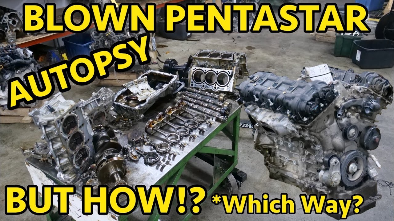 PENTASTAR CARNAGE! Popped Dodge Charger 3.6 V6 Teardown. Maserati Comparison BONUS!
