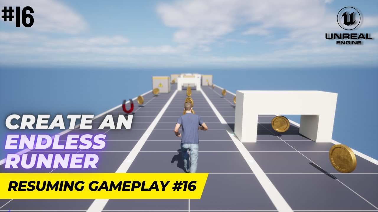 Unreal Engine 5.1 Endless Runner Tutorial - Part 16:  Resuming Gameplay