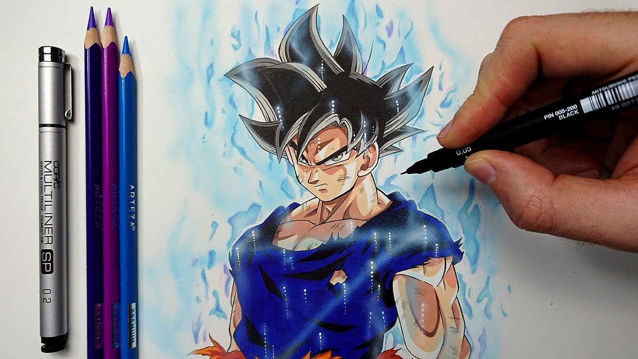 How To Draw ULTRA INSTINCT | Goku | TUTORIAL