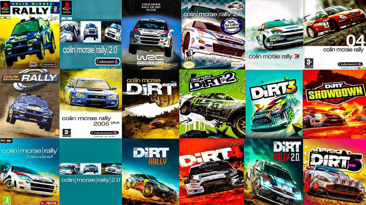Эволюция игр COLIN MCRAE DIRT (1998-2020)