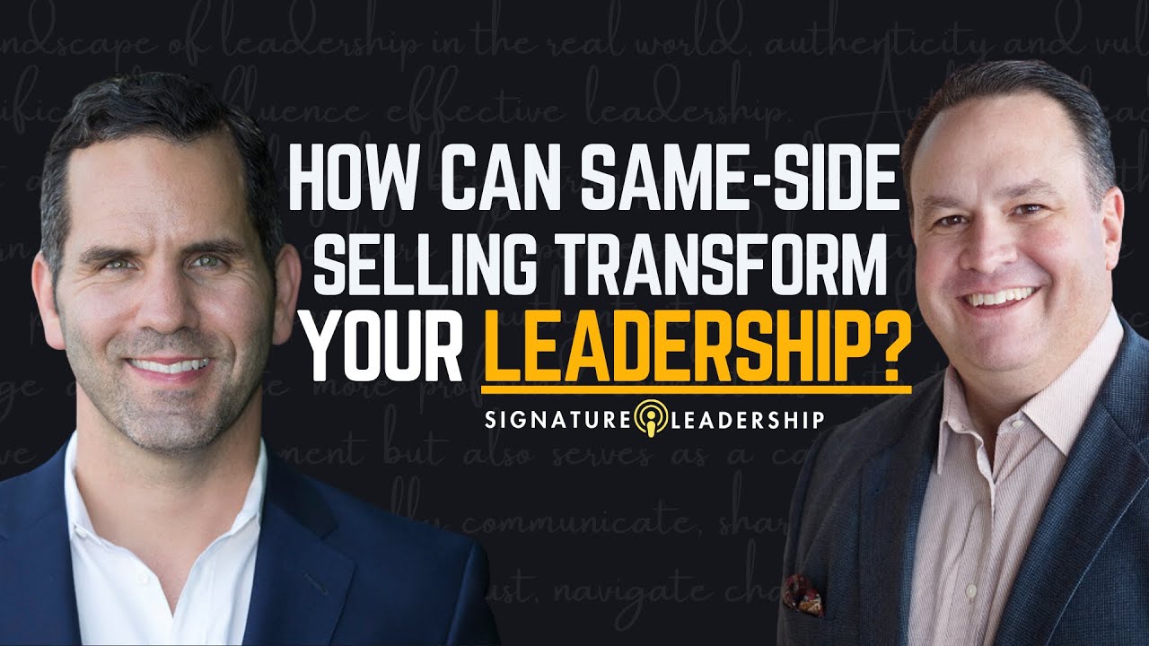 Same Side Selling: How Leaders Build Trust in Sales | Ian Altman