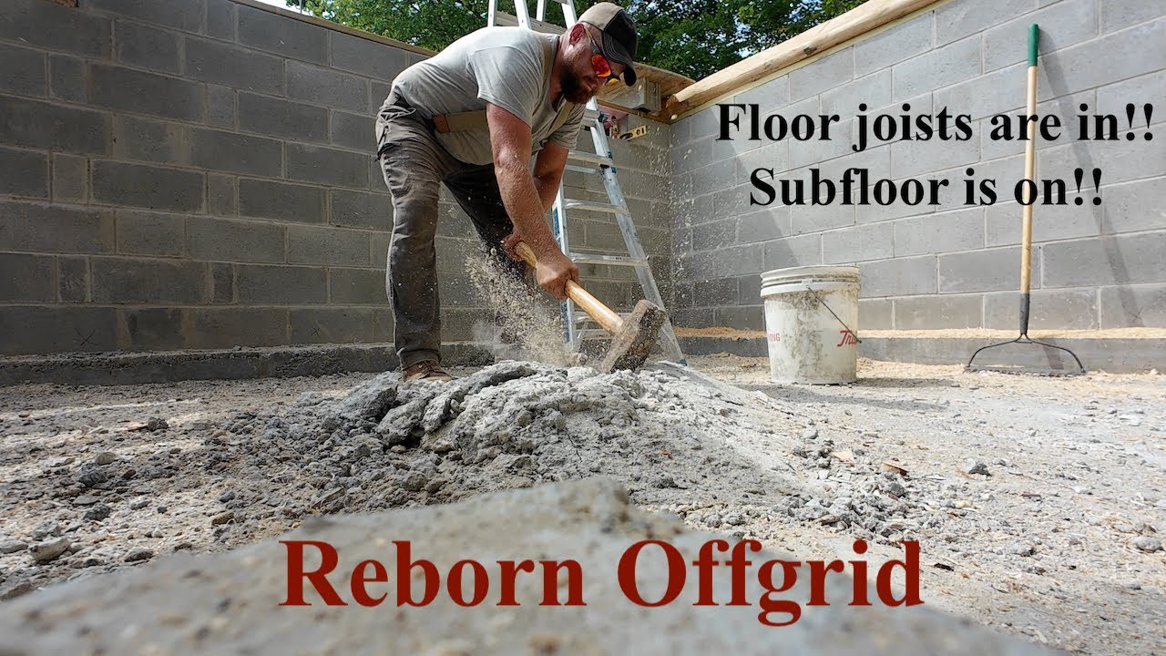 Maine Cabin Build Ep.7 | Floor Joists and Subfloor|