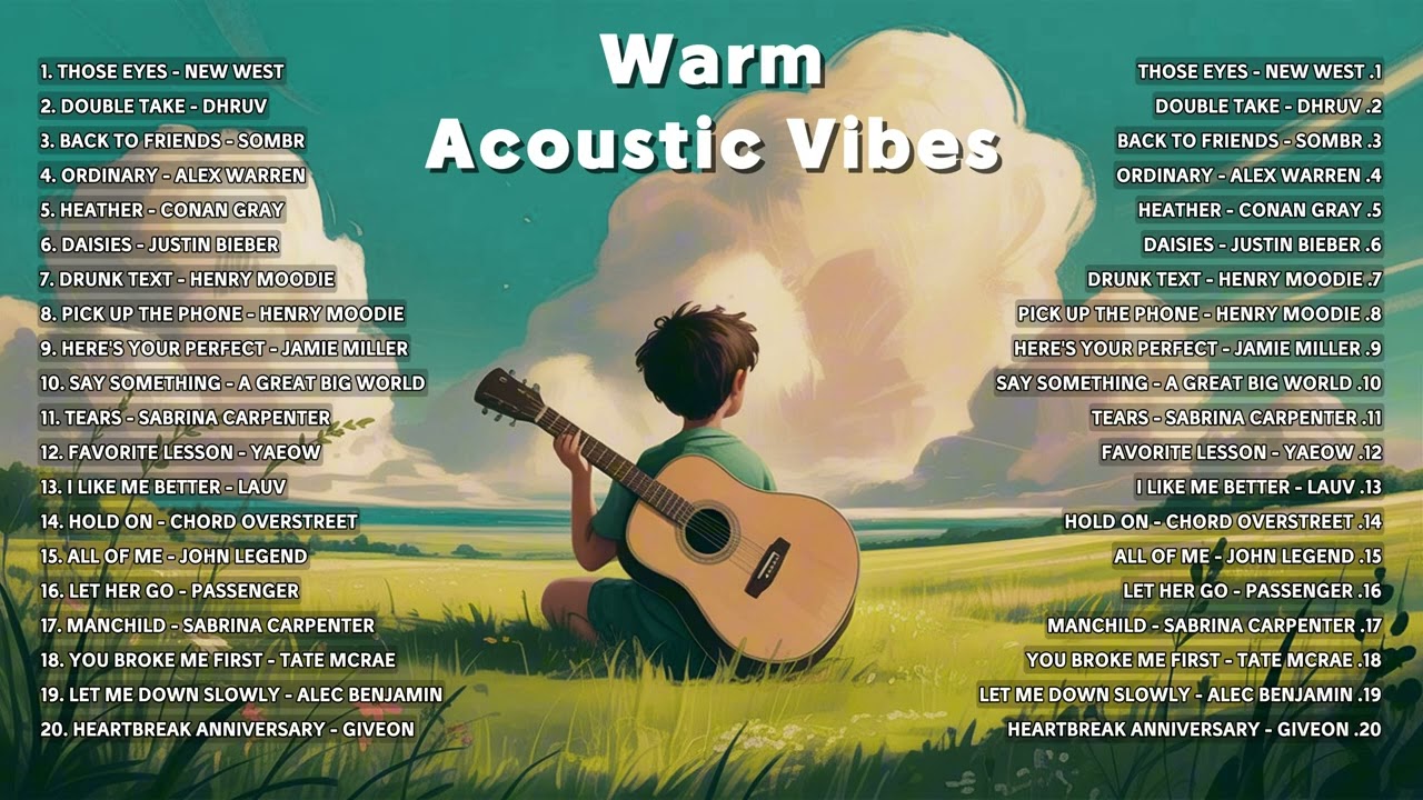 Most Beautiful Acoustic Guitar Songs 2026 💕 | Chill Love Songs Acoustic Cover Playlist