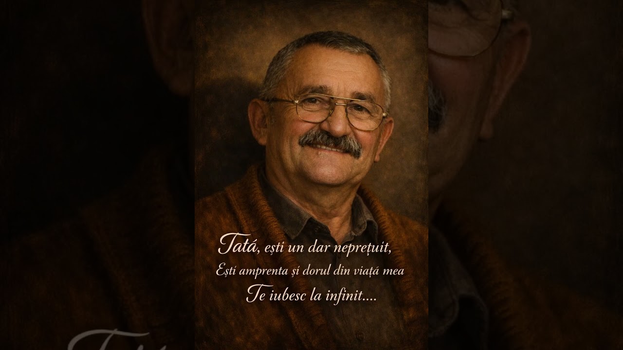 Tată...ridurile tale, povestea mea!