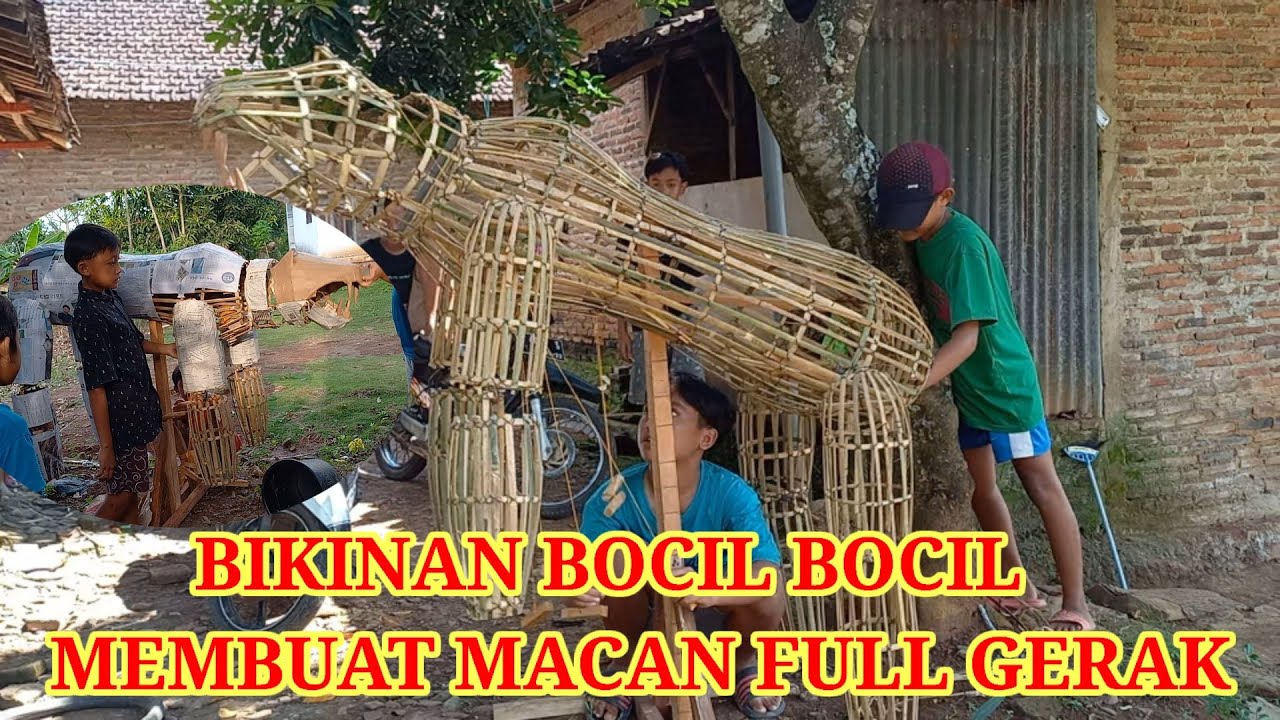 PERSIAPAN MAMBUAT MACAN FULL GERAK UNTUK TAKBIR KELILING IDUL ADHA