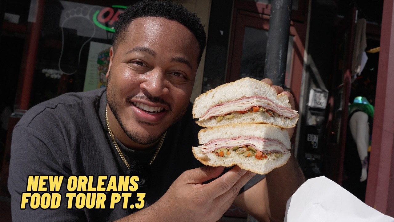New Orleans Food Tour Pt. 3 | (Lil Dizzy's, Castnet Seafood, Central Grocery, Cajun Seafood)