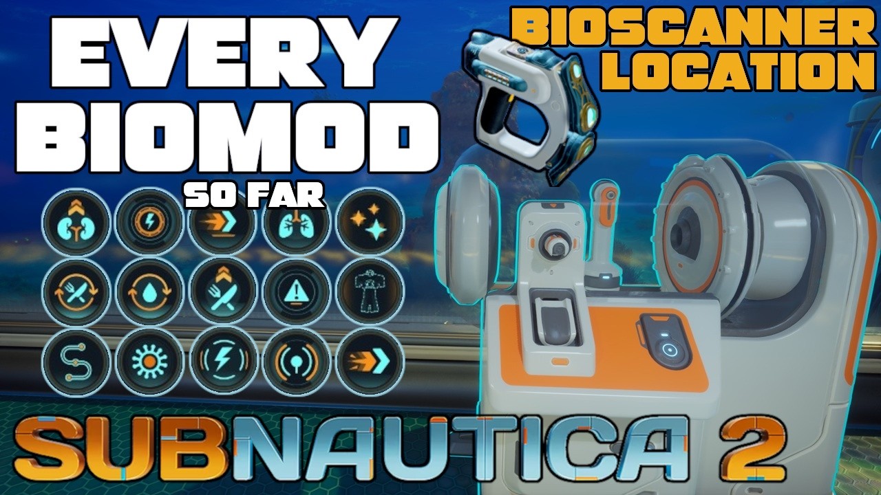 Разблокируйте ВСЕ биомоды в Subnautica 2 прямо сейчас + где найти улучшение биосканера и станцию ...