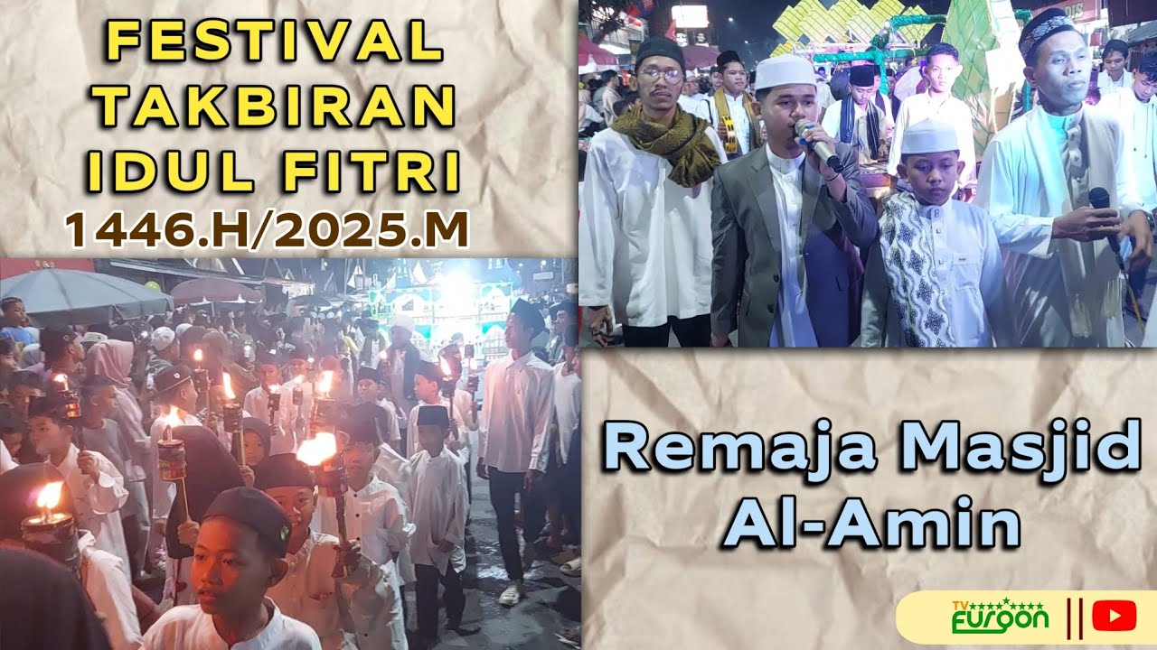 Festival Takbiran Idul Fitri 2025 || Remaja Masjid Al-Amin, Kuala Tungkal