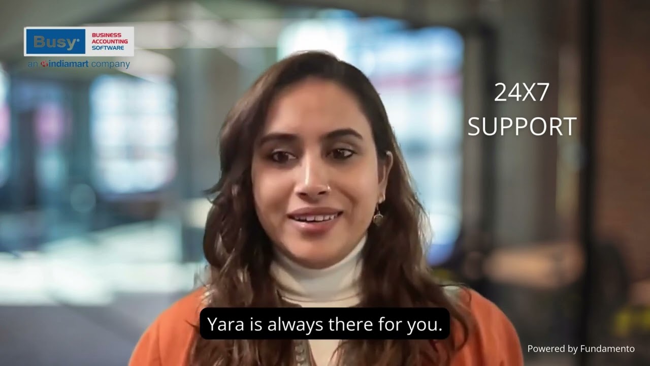 BUSY's AI powered 24*7 Support System (English) | BUSY