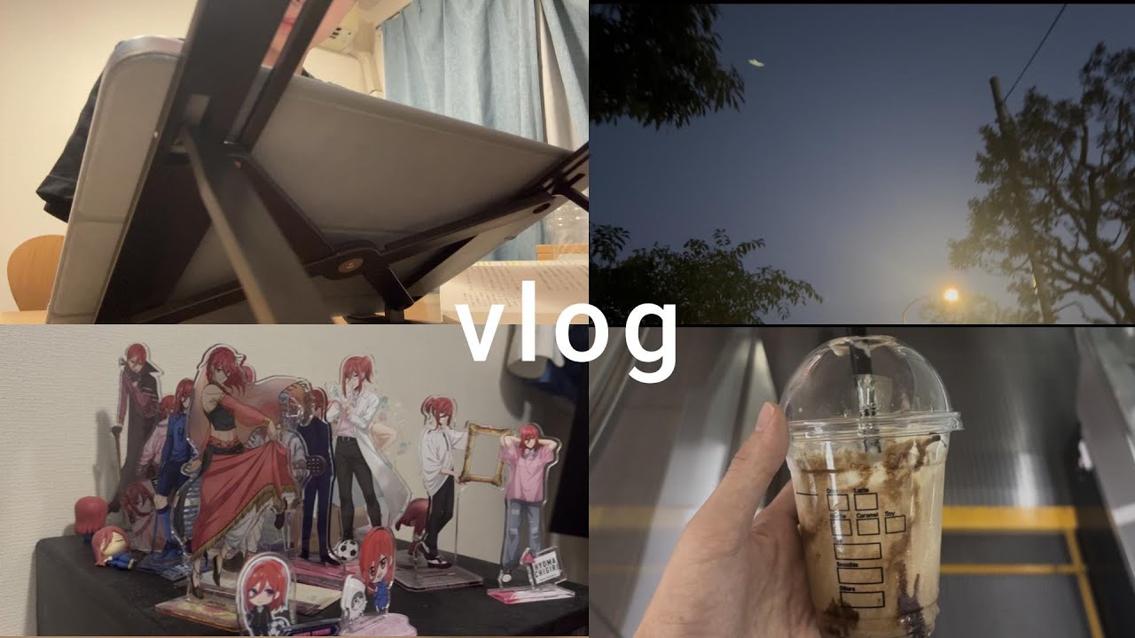 3時に起きて8時間働く日の勉強vlog