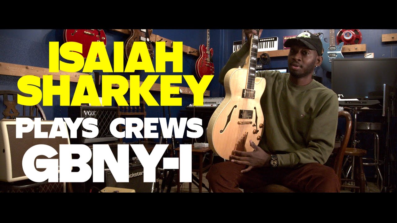 ネオソウル界のカリスマギタリスト アイザイア・シャーキー(Isaiah Sharkey)が弾く！Crews Maniac Sound GBNY-1