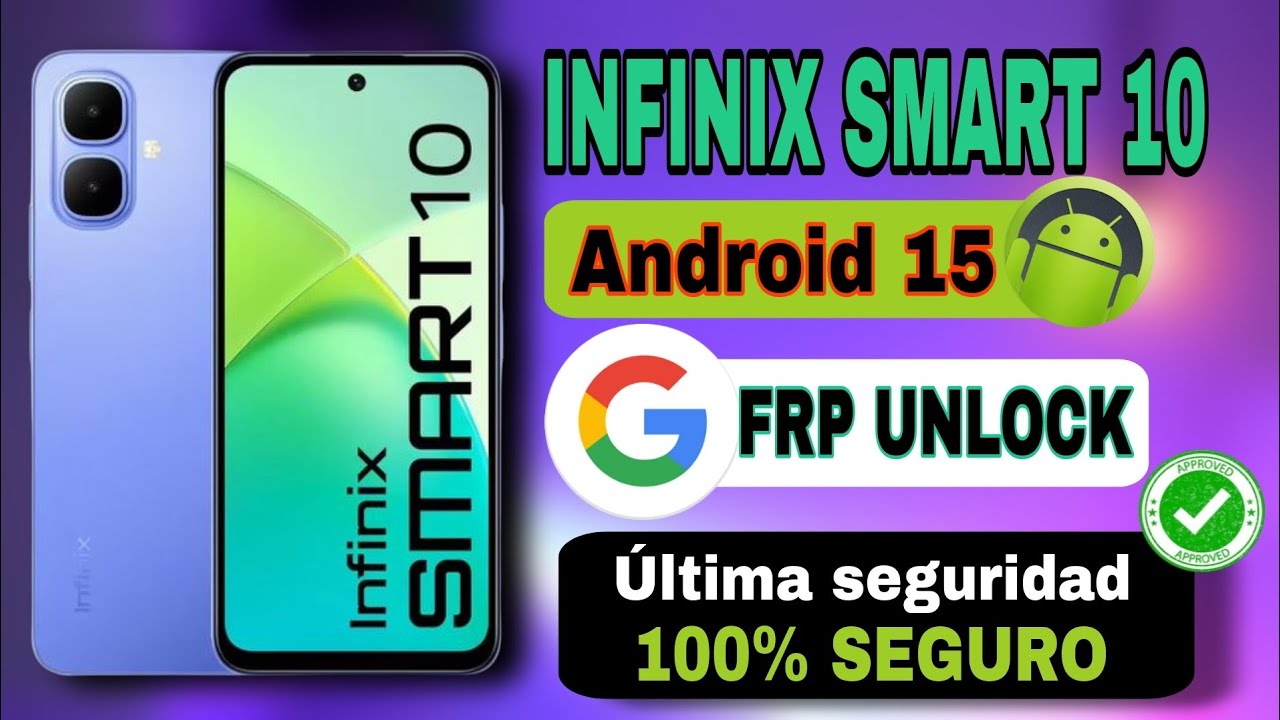 Infinix Smart 10 Frp Baypass | 🦎Android 15 | Método 100% seguro 🔓 2025